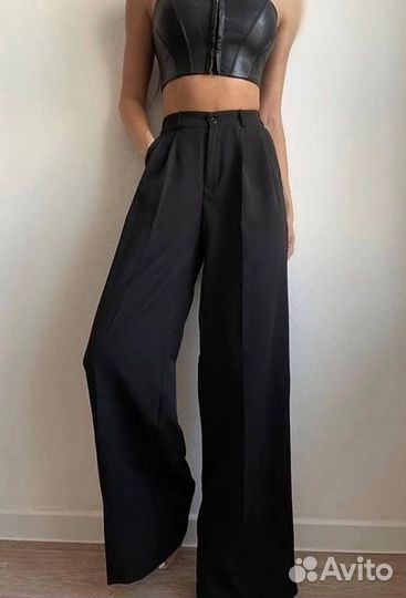 Брюки палаццо женские
