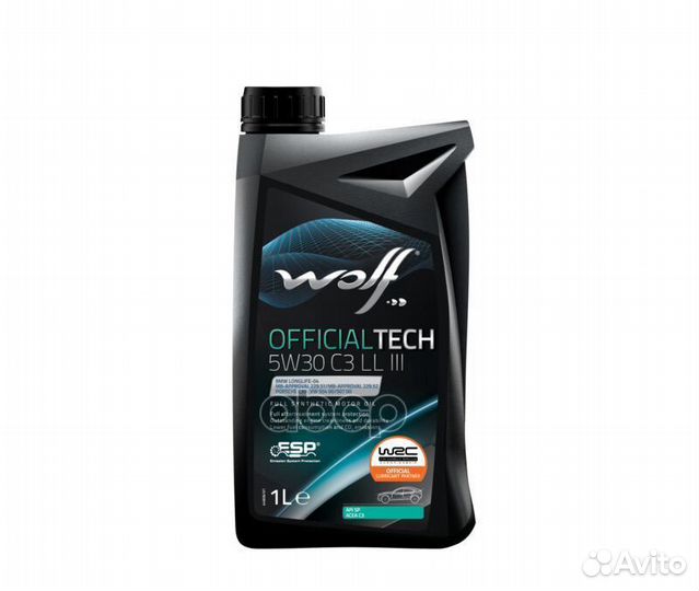 Wolf officialtech 5W30 C3 LL III Масло моторное