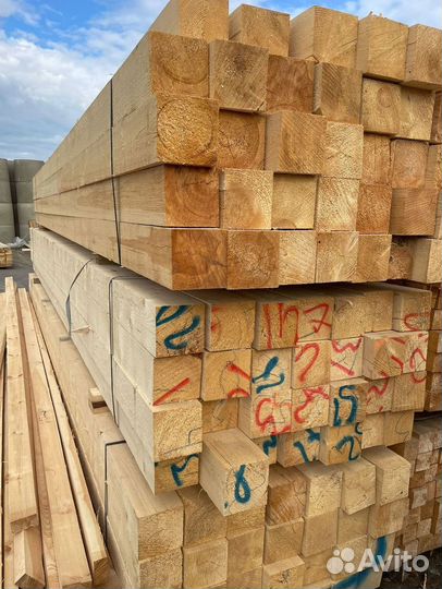 Доска обрезная 40х150х6000мм