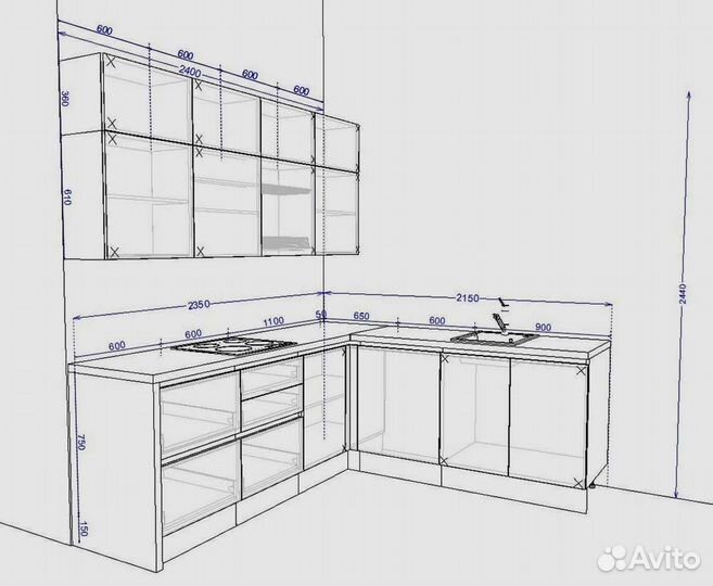 Кухонный гарнитур от производителя