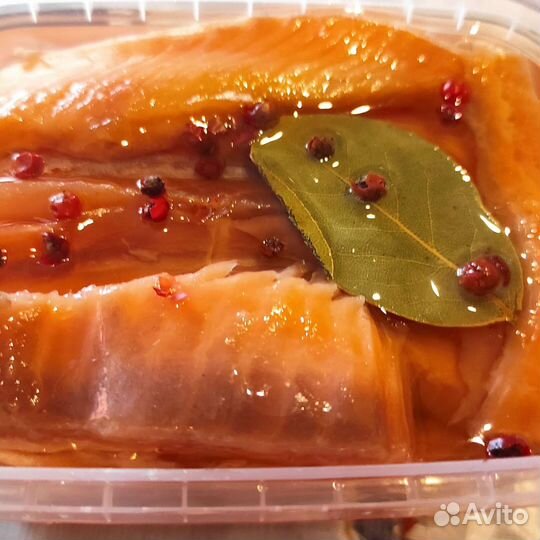 Горбуша пряная в масле