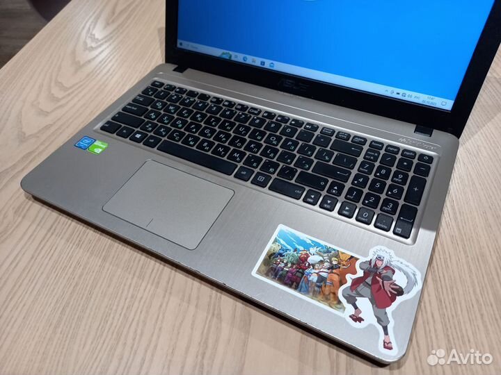 Игровой ноутбук asus/ GeForce 920MX/ Intel 4 ядра