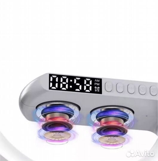 Светильник ночник беспроводная зарядка колонка