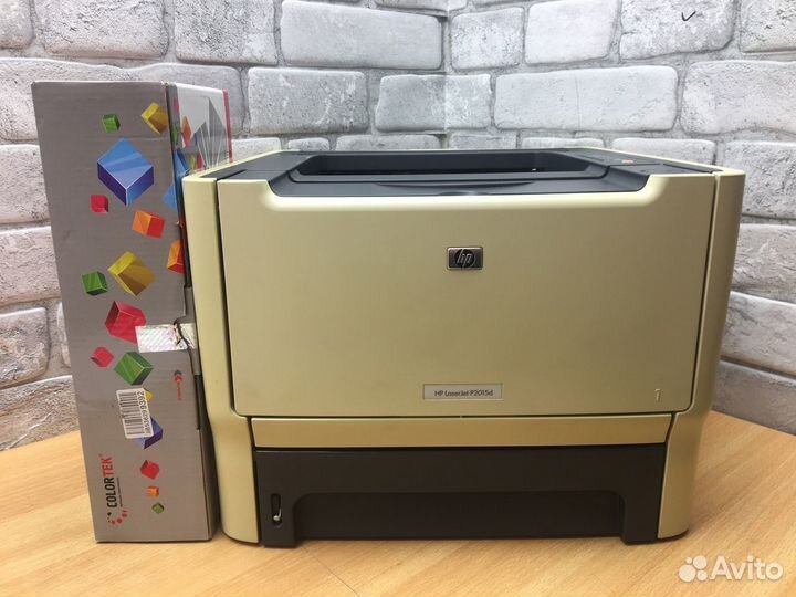 Лазерный принтер HP LaserJet P2015d. Новый картрид