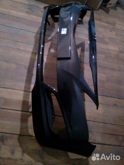 Бампер на хендай солярис 14 - 17 г.в., кофейный