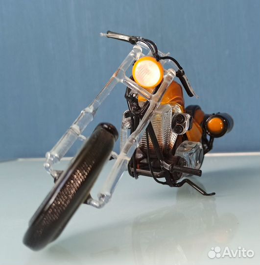 Harley-Davidson chopper мотоцикл из стекла