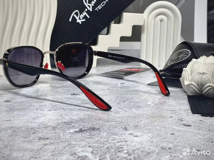 Очки Ray Ban Ferrari черные