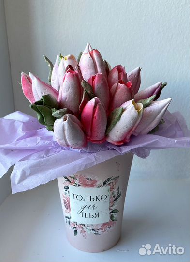 Зефирные тюльпаны