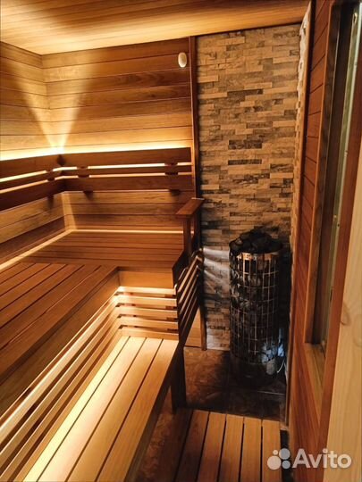 Печь для русской бани с установкой
