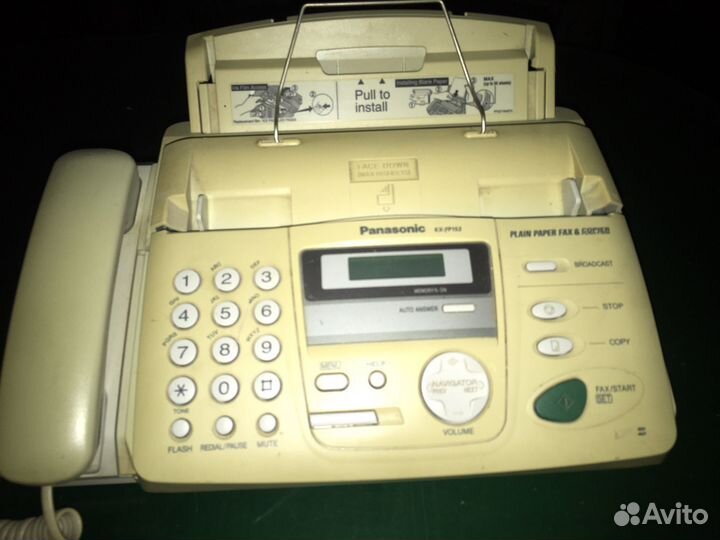 Факс panasonic kx-fp153