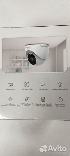 Ezviz CS-H4 (2,8MM) Wi-Fi камера купольная 3мр