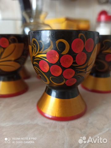 Посуда хохлома разная