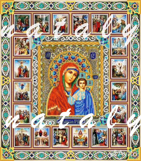 Схема для вышивки бисером