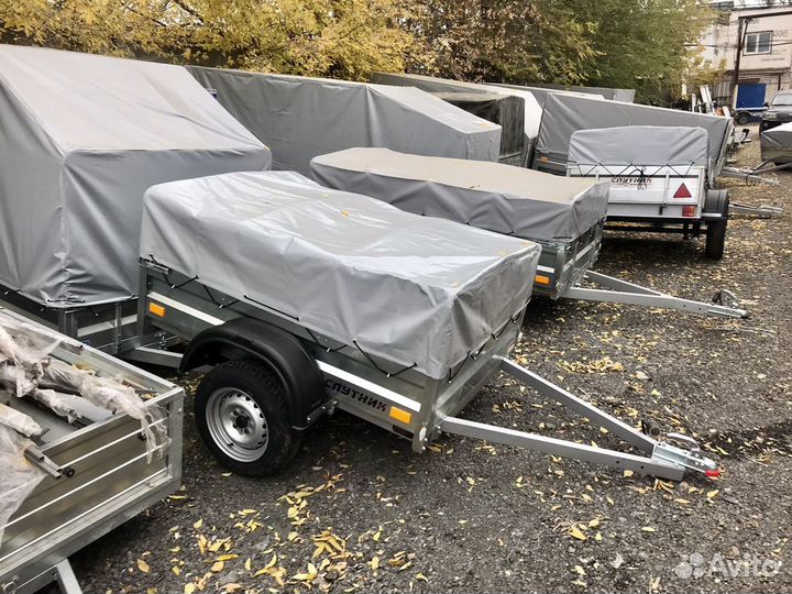 Прицеп дачный 1700х1200 с тентом