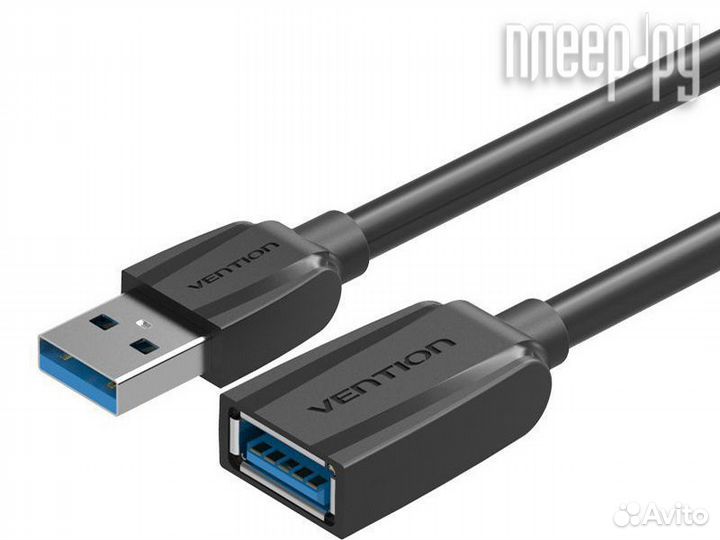 Vention USB 3.0 AM - AF 2.0m Black Edition VAS