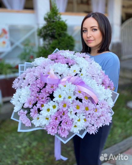 Цветы Хризантема букет