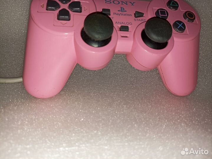 Джойстик PlayStation 2, ps2 pink