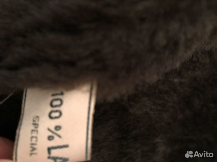 Канадская длинная дубленка. В отличном состоянии