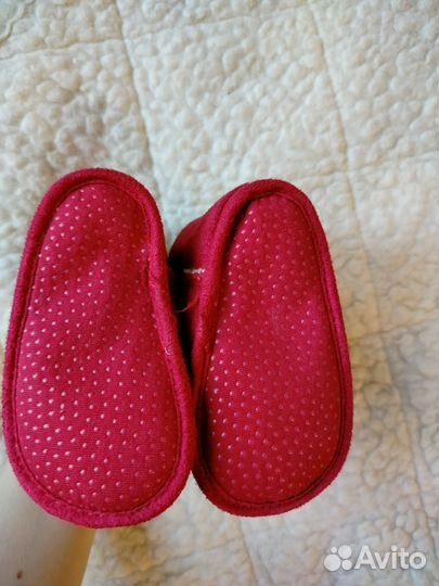 Пинетки для новорожденных зимние