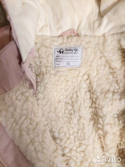 Зимний комбинезон для девочки