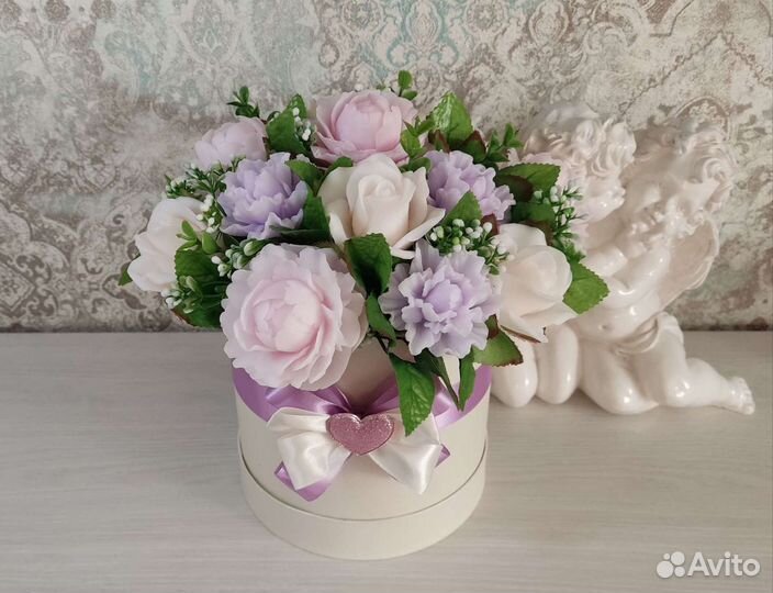 Сувенирное мыло ручной работы (букет)