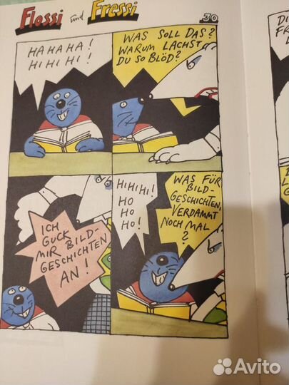 Комиксы на немецком. Flossi und Fressi
