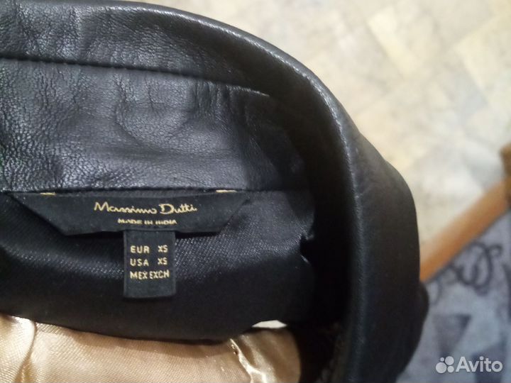 Платье Massimo dutti кожа натуральная