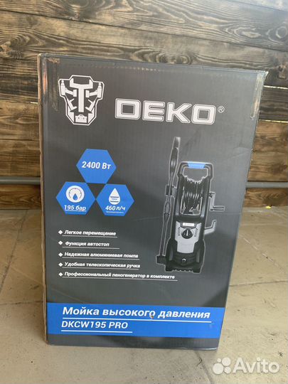 Мойка высокого давления deko dkcw195 Pro 2400вт