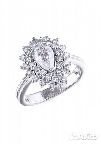 Кольцо Crivelli I Will Do 0.90 ct J/VS2 Pear Brill