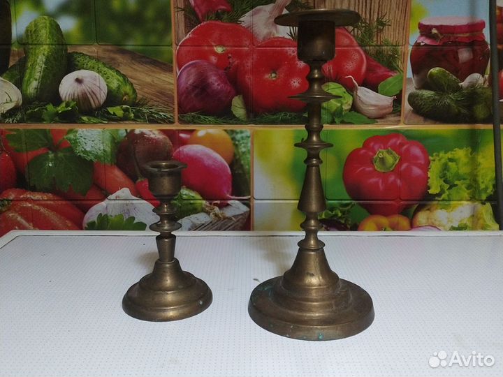 Подсвечник бронза
