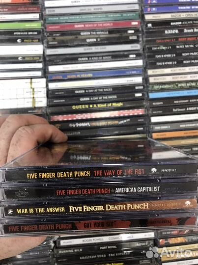 Музыкальные cd диски Five finger death punch