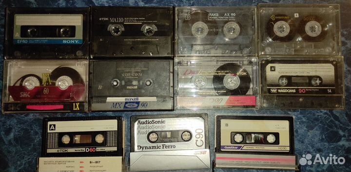 Аудиокассеты с записью