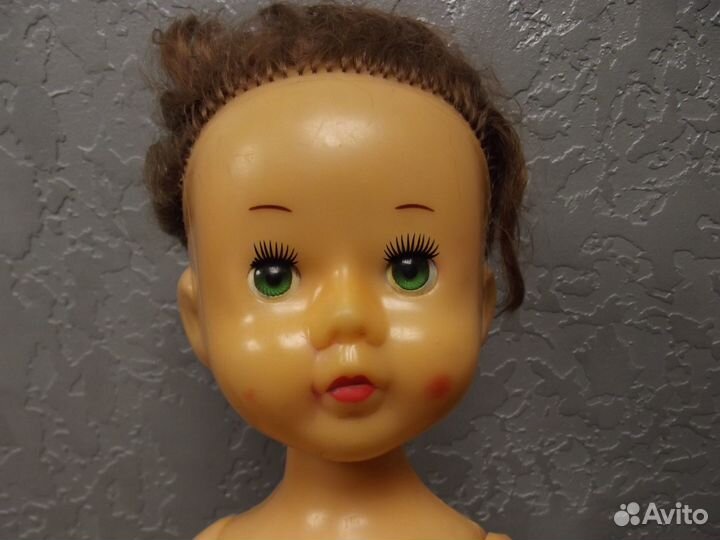 Кукла большая 74 см шагающая СССР редкая