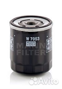 Фильтр масляный citroen/peugeot w7053 mann-filter