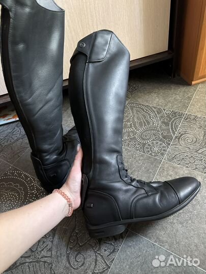 Сапоги для верховой езды (натуральная кожа)