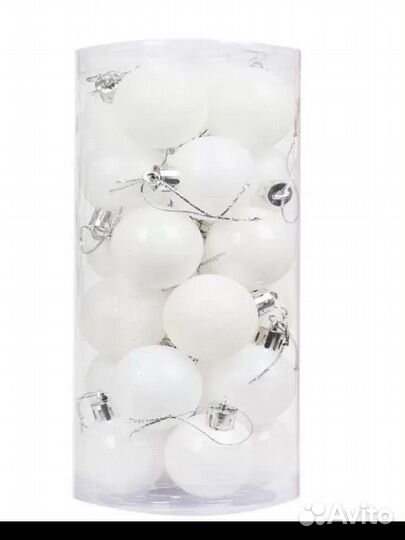 Новогодние игрушки 24 шт