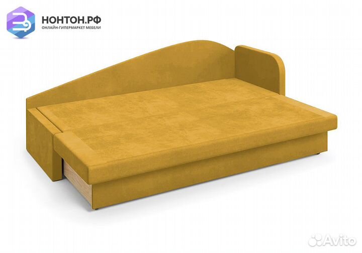 Диван еврософа Верди правый желтый