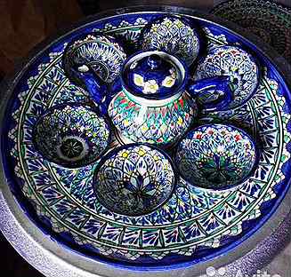 Посуда Узбекская.Сервиз Чайный Узбекский