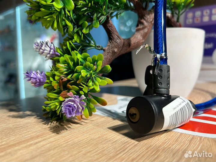 Замок велосипедный тросовый