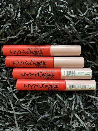 Красная помада для губ NYX новая косметика