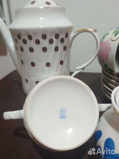 Кофейный набор,винтаж,Рижский ффз