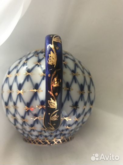 Молочник (сливочник) кобальтовая сетка тюльпан лфз