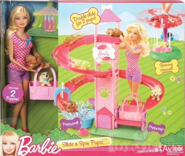 Щенки Barbie Slide & Spin Pups 2012