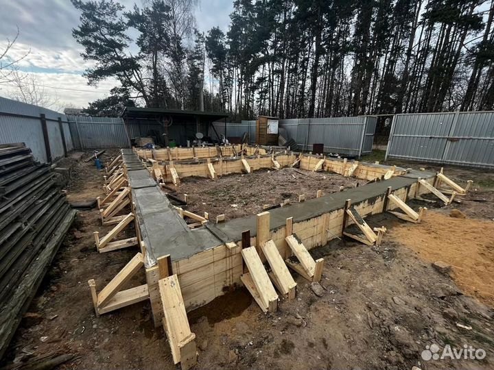 Фундамент. Бетонные работы