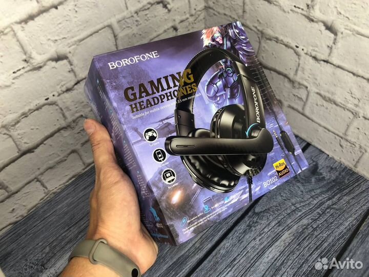 Игровые наушники Borofone BO102 гарнитура