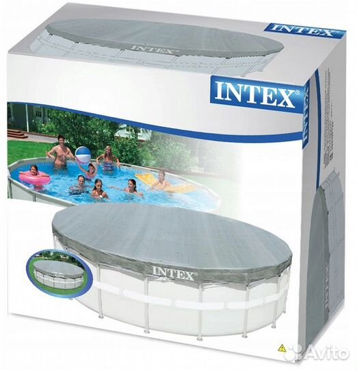 Тент для круглого каркасного бассейна Intex 549 см
