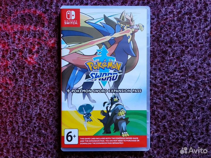 Pokemon Sword + Expansion Pass для Switch
