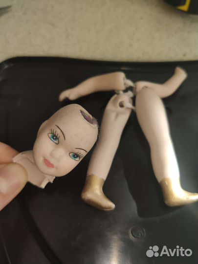 Фарфоровые ручки и ножки для куклы