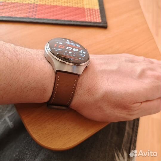 Кожаный ремешок huawei / honor watch 22mm оригинал