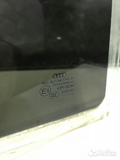 Стекло заднее правое Audi Q5 8R